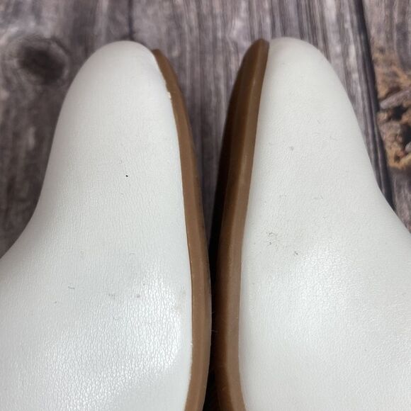 BAR III Gatlin White Block-Heel Booties 5M - Picture 11 of 15